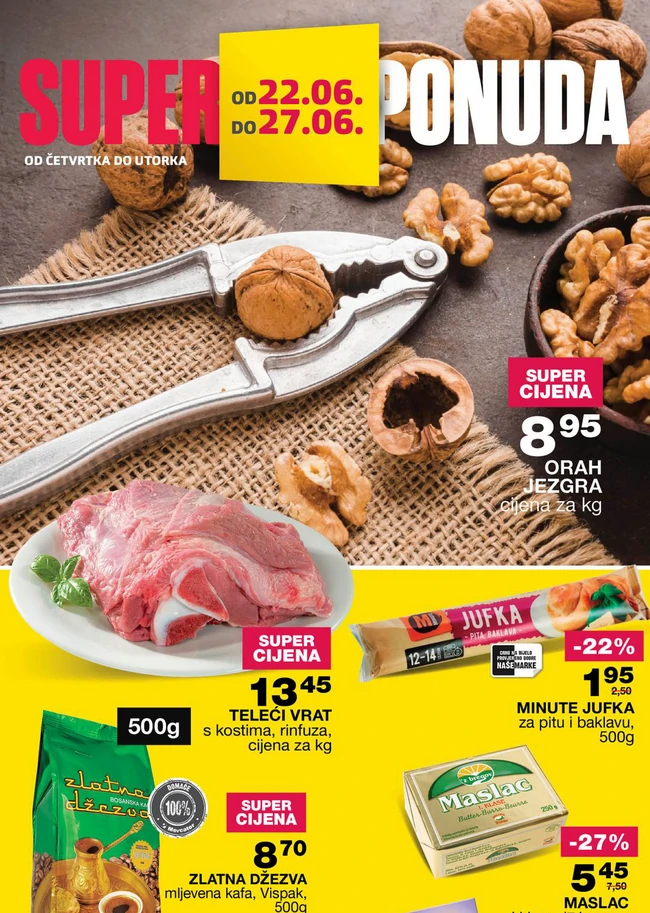 Mercator Super vikend akcija od 22. do 27.06.2023. Mercator: Super vikend akcija od 22. do 27.06.2023.