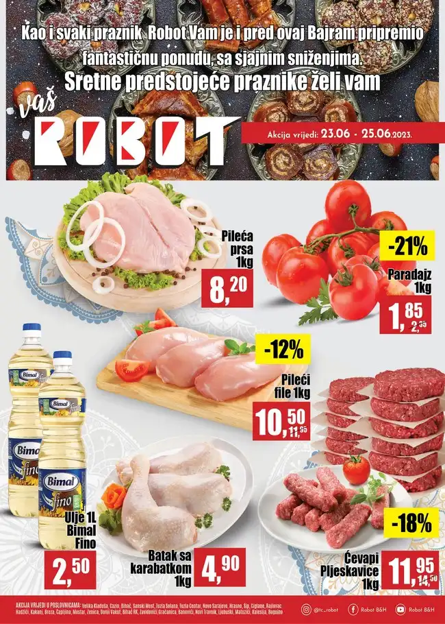 Robot Vikend akcija od 22. do 25.06.2023 (1) Robot: Vikend akcija od 22. do 25.06.2023.