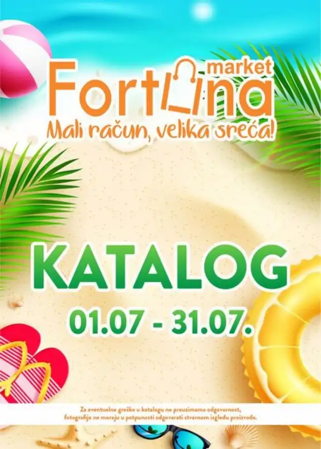 Fortuna marketi: Akcijski katalog od 01. do 31.07.2023.