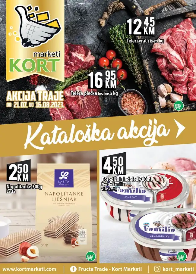 Kort marketi: Akcijski katalog od 21.07. do 16.08.2023.