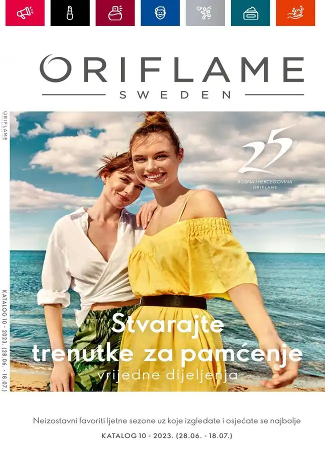 Oriflame: Akcijski katalog od 28.06. do 18.07.2023.