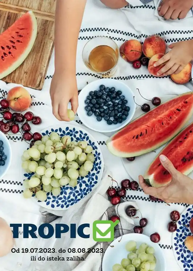 Tropic: Akcijski katalog od 19.07. do 08.08.2023.