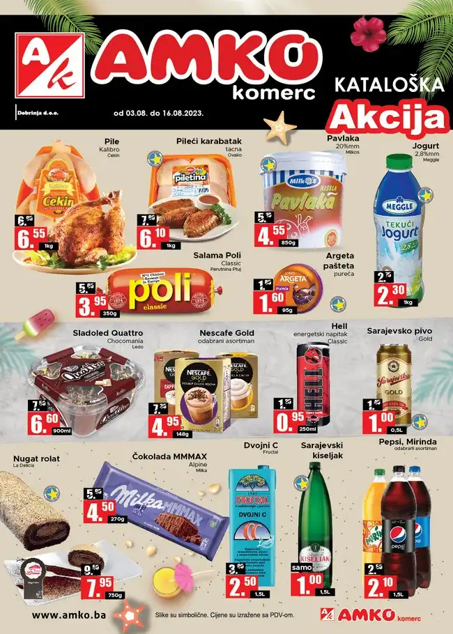 Amko komerc: Akcijski katalog od 03. do 16.08.2023.
