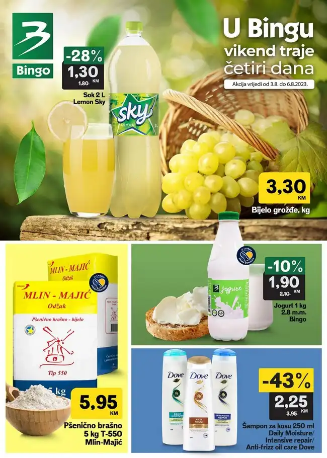 Bingo Vikend akcija za FBiH 03. od 06.08.2023.-01 Bingo: Vikend akcija za FBiH 03. od 06.08.2023.