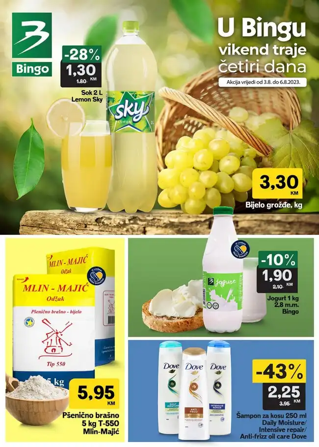 Bingo: Vikend akcija za RS 03. od 06.08.2023.