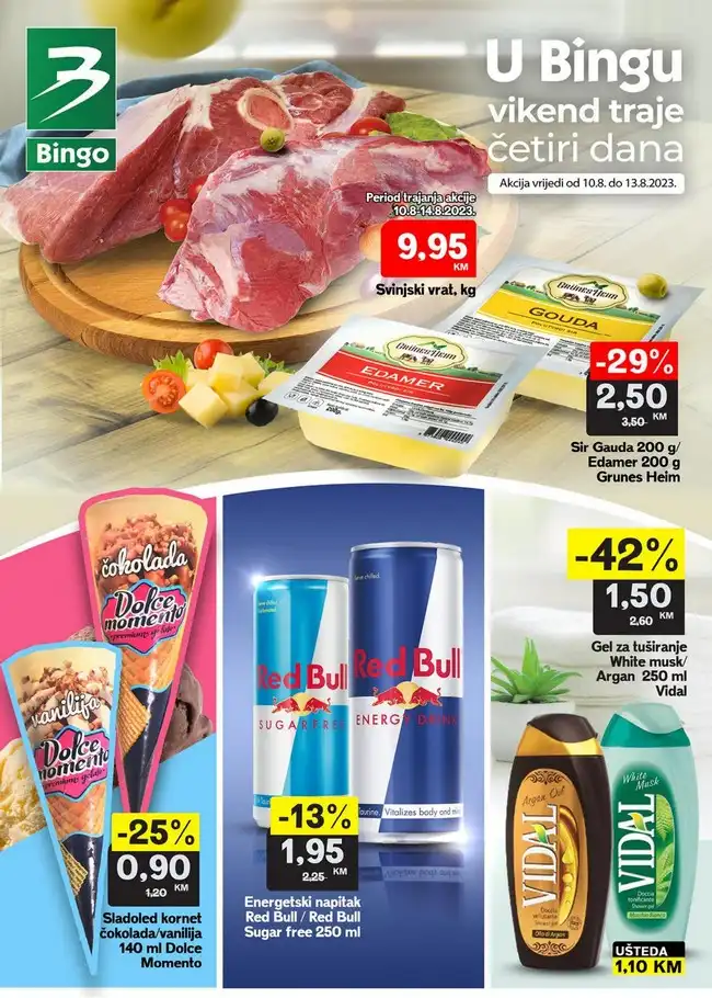 Bingo Vikend akcija za RS od 10. do 13.08.2023.-1 Bingo: Vikend akcija za RSod 10. do 13.08.2023.