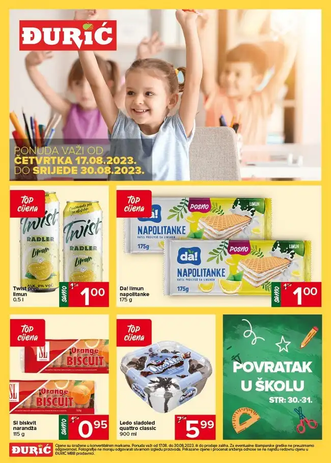 Đurić MBB Akcijski katalog od 17. do 31.08.2023 (1) Đurić MBB: Akcijski katalog od 17. do 31.08.2023.
