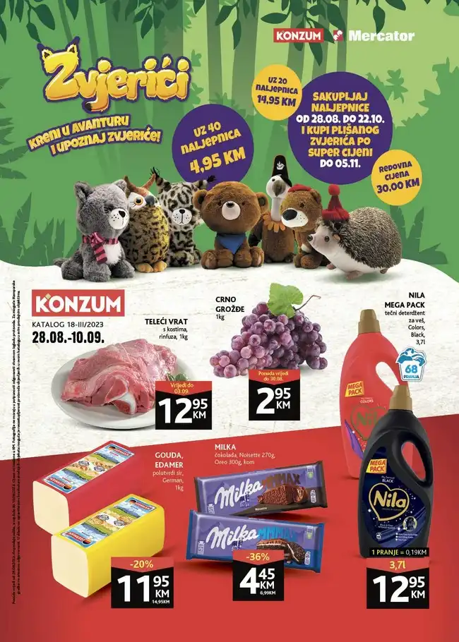 Konzum: Akcijski katalog od 31.08. do 10.9.2023.