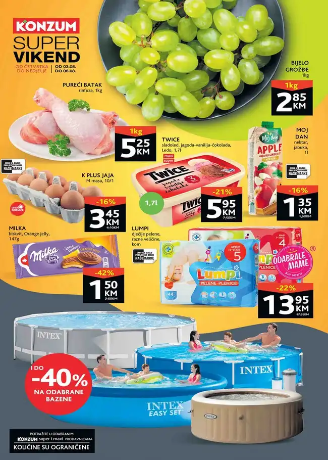 Konzum Super vikend akcija od 03. do 06.2023. 01 Konzum: Super vikend akcija od 03. do 06.2023.