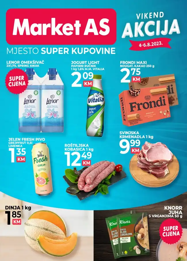Market AS: Vikend akcija od 04. do 06.2023.