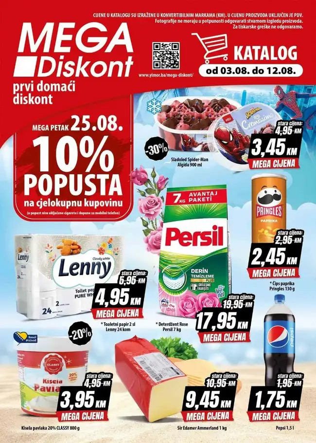 Mega Diskont: Akcijski katalog od 03. do 12.08.2023.