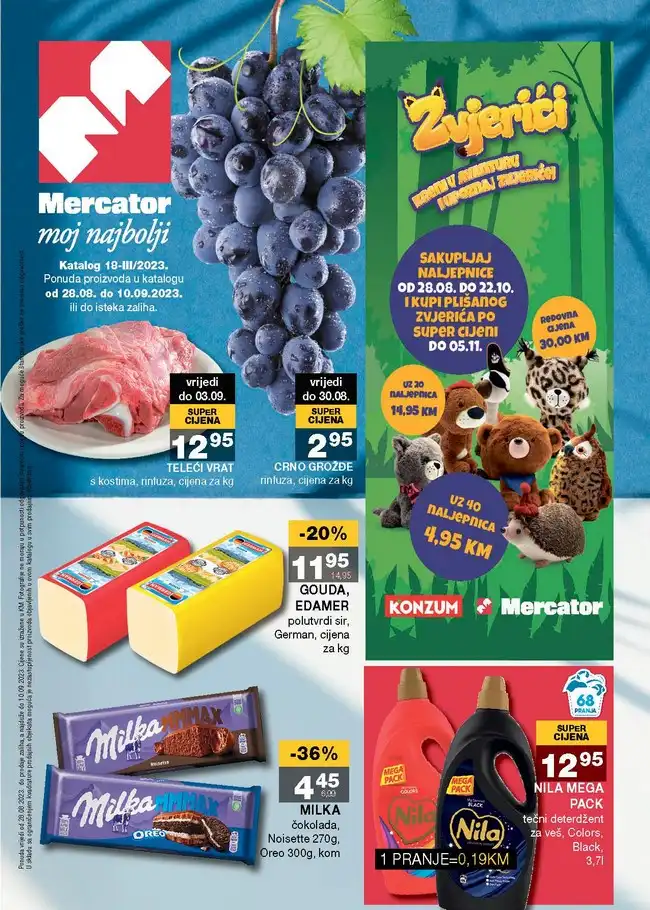 Mercator: Akcijski katalog od 31.08. do 10.9.2023.