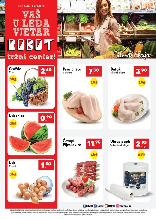 Robot: Vikend akcija od 04. do 06.08.2023.