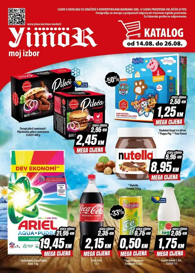 Yimor: Akcijski katalog od 14. do 26.08.2023.