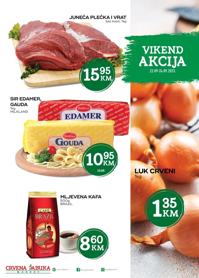 Crvena jabuka Vikend akcija od 22. do 24.09.2023.-1-povoljnije.com