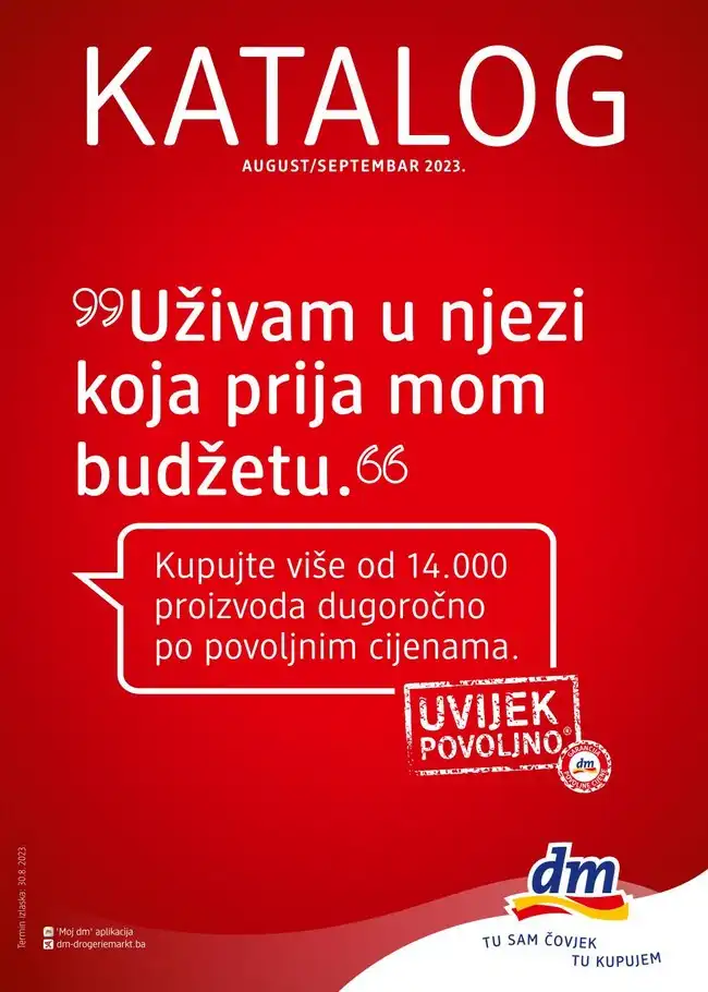 DM Akcijski katalog od 30.08. do 12.09.2023.-01 DM: Akcijski katalog od 30.08. do 12.09.2023.