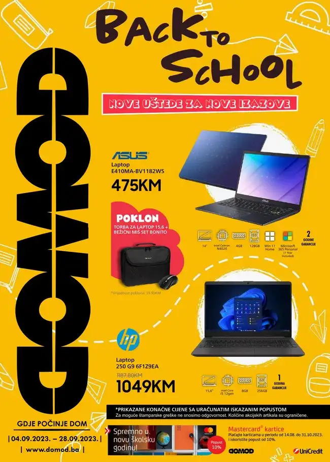 Domod Akcijski katalog od 04. do 28.09.2023-01 Domod: Akcijski katalog od 04. do 28.09.2023.