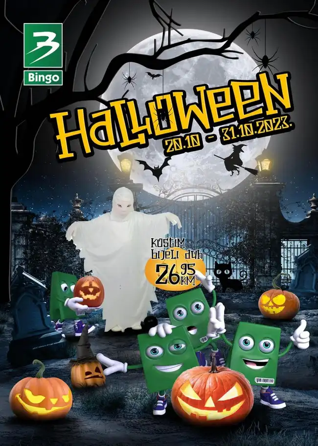Bingo: Halloween od 20. do 31.10.2023.