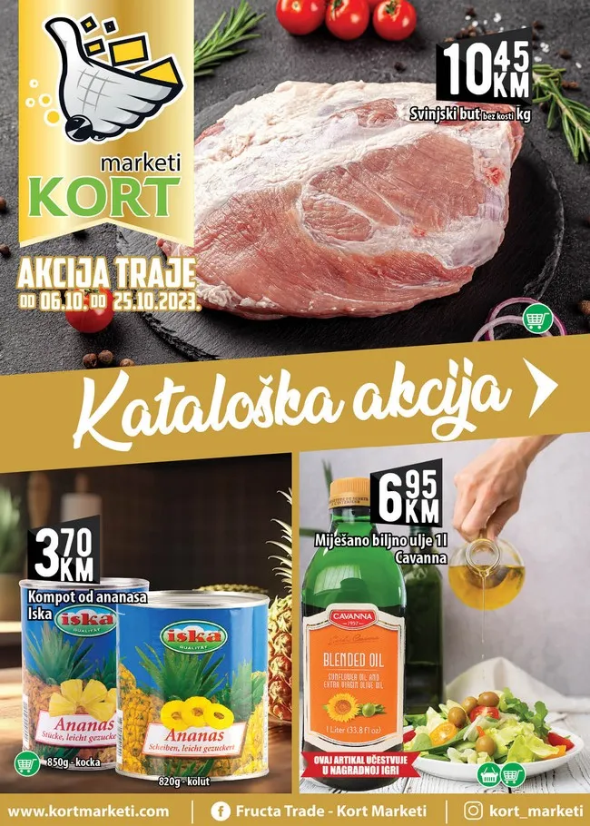 Kort marketi Akcijski katalog od 06. do 25.10.2023 (1)-povoljnije.com Kort marketi: Akcijski katalog od 06. do 25.10.2023.