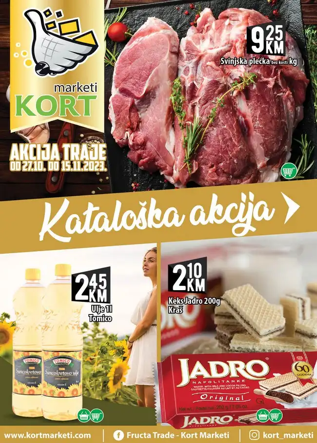 Kort marketi: Akcijski katalog od 27.10. do 15.11.2023.