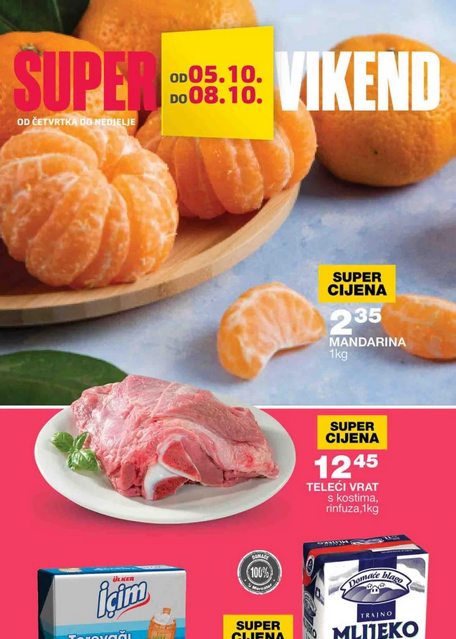 Mercator: Super vikend akcija od 05. do 08.10.2023.