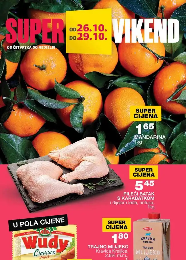 Mercator: Super vikend akcija od 26. do 29.10.2023.