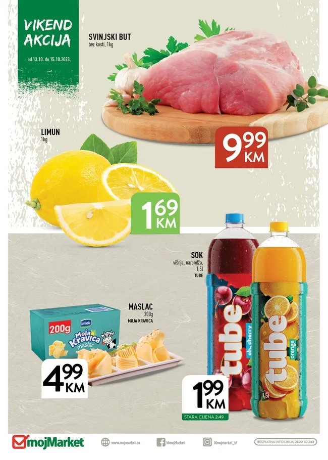 Moj Market Vikend akcija od 13. do 15.10.2023.-povoljnije.com Moj Market: Vikend akcija od 13. do 15.10.2023.