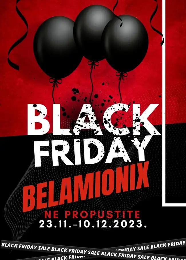 Belamionix: Black Friday od 23.11. do 10.12.2023.