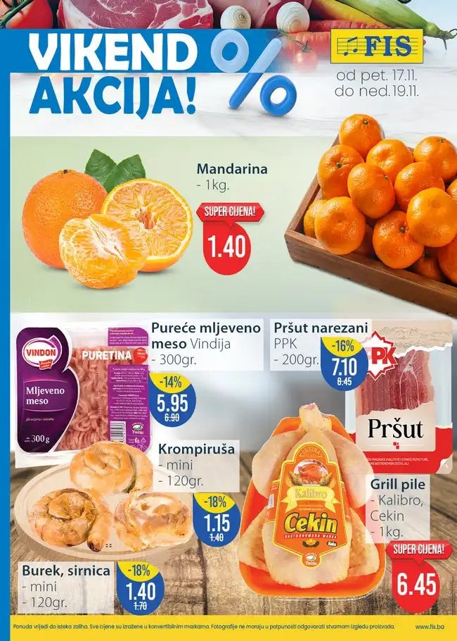 FIS: Vikend akcija od 17. do 19.11.2023.