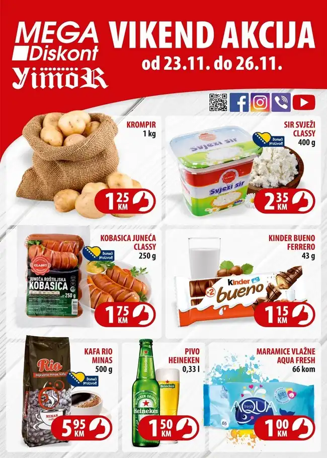 Mega diskont: Vikend akcija od 23. do 26.11.2023.