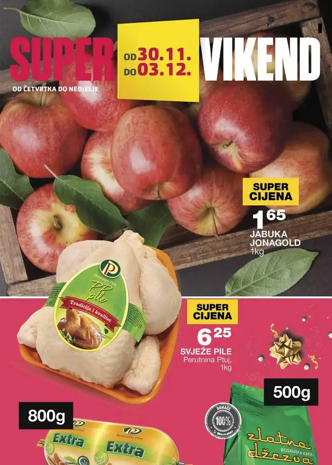 Mercator: Super vikend akcija od 30.11. do 03.12.2023.
