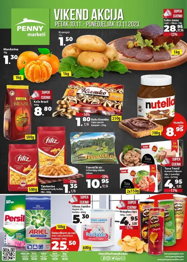 Penny marketi: Vikend akcija od 10. do 13.11.2023.