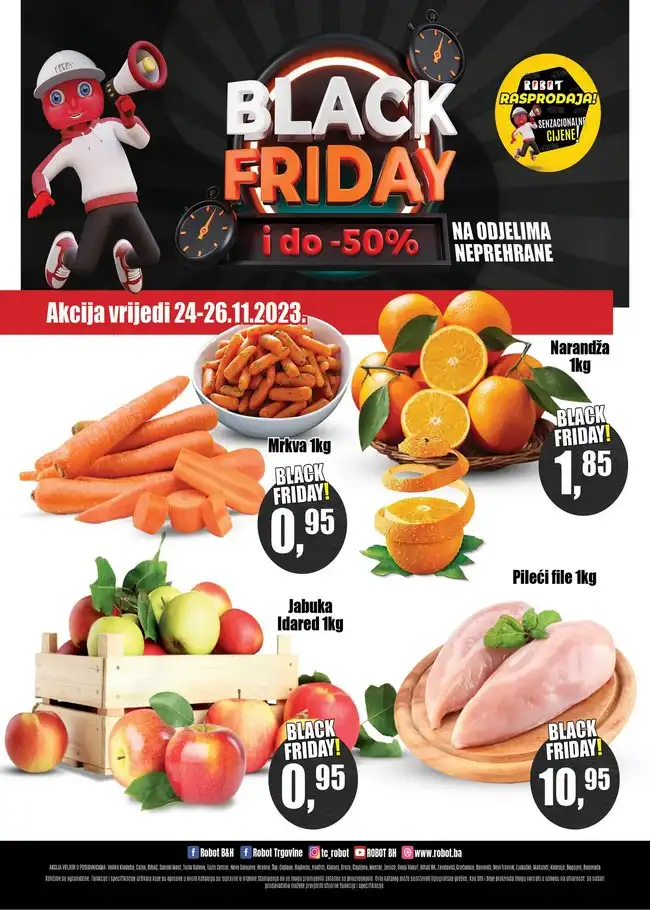 Robot Black Friday od 24. do 26.11.2023 (1) Robot: Black Friday od 24. do 26.11.2023.