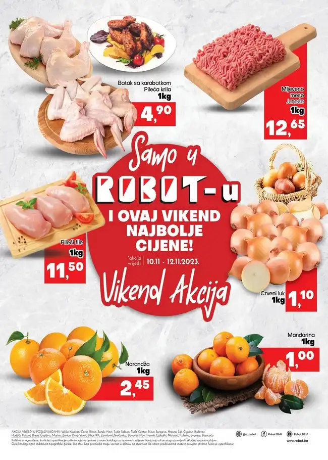 Robot: Vikend akcija od 10. do 12.11.2023.