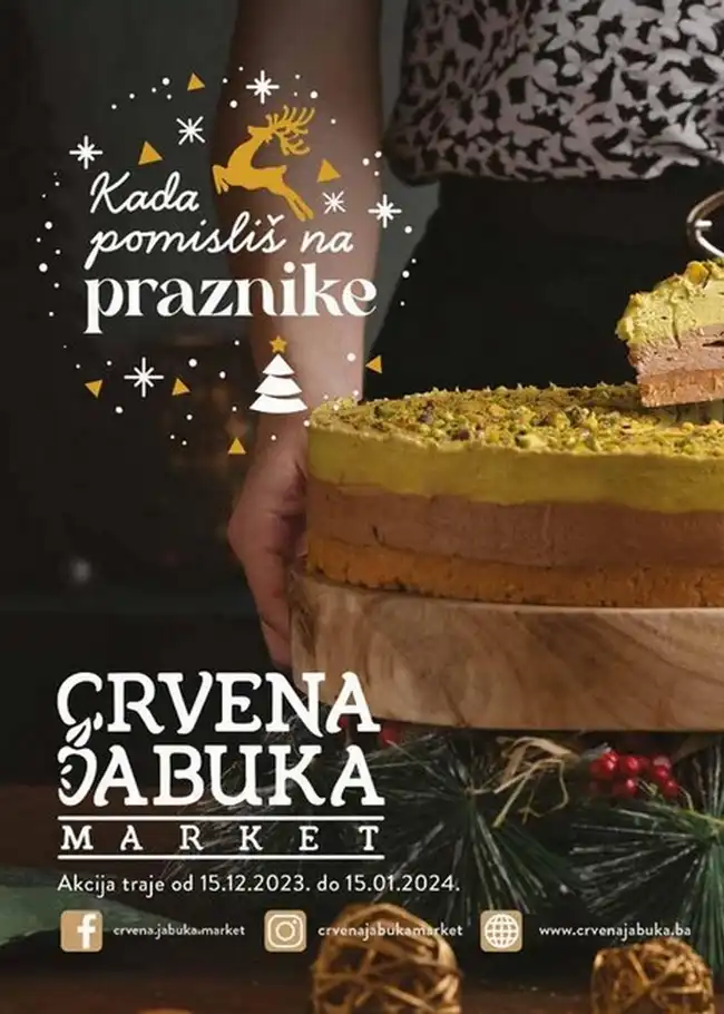 Crvena jabuka: Akcijski katalog od 15.12.2023. do 15.01.2024.