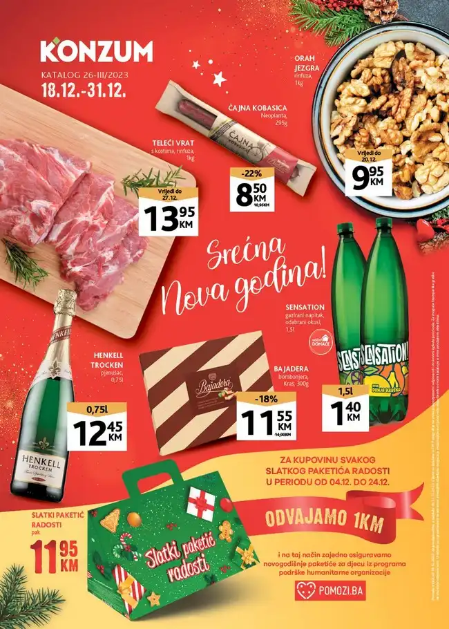 Konzum: Akcijski katalog od 18. do 31.12.2023.