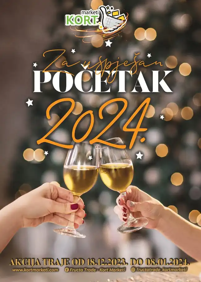 Kort marketi: Akcijski katalog od 18.12.2023. do 08.01.2024.