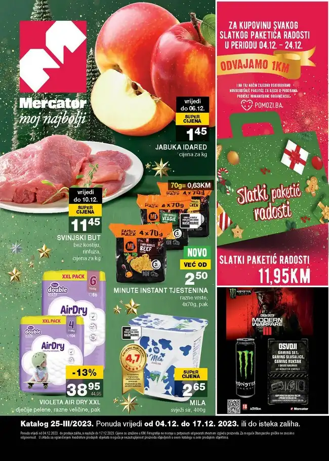 Mercator: Akcijski katalog od 04. do 17.12.2023.