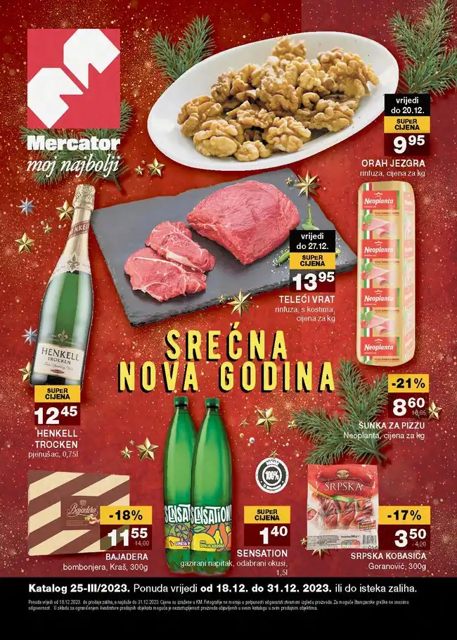 Mercator: Akcijski katalog od 18. do 31.12.2023.