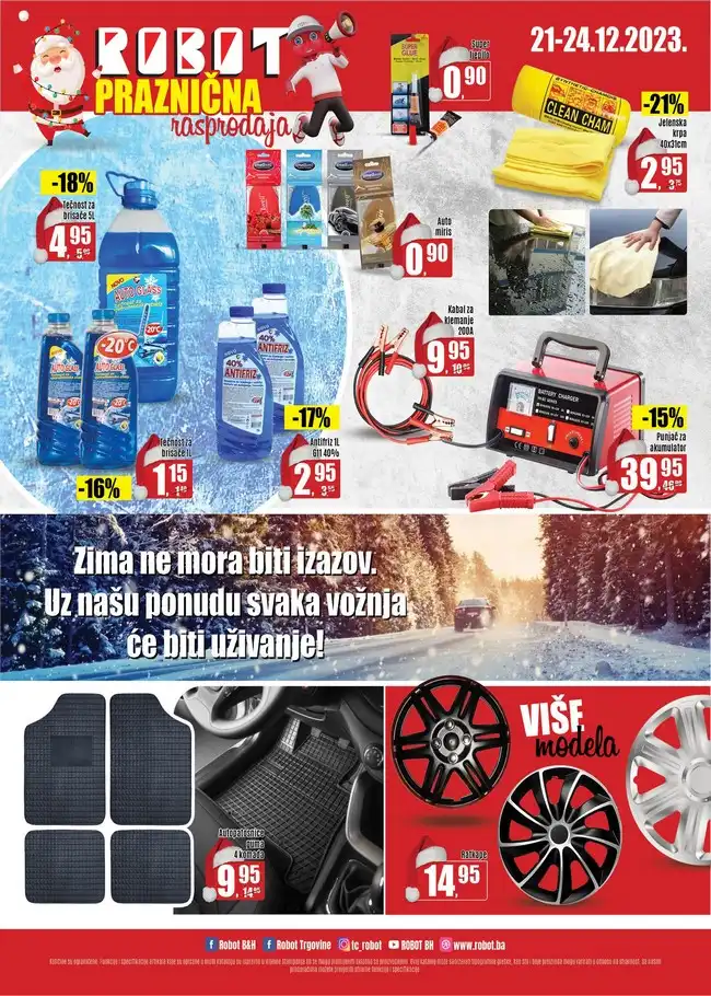 Robot: Praznična rasprodaja od 21. do 24.12.2023.
