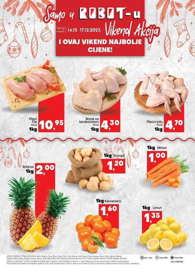 Robot: Vikend akcija od 14. do 17.12.2023.