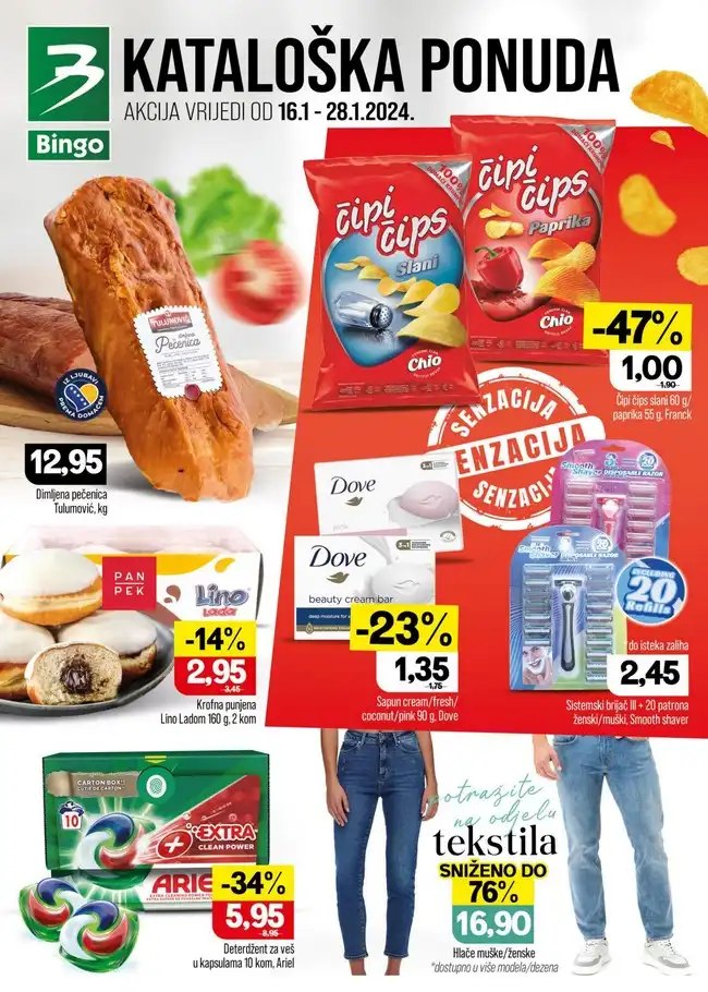 Bingo: Kataloška akcija za RS od 16. do 28.01.2024.