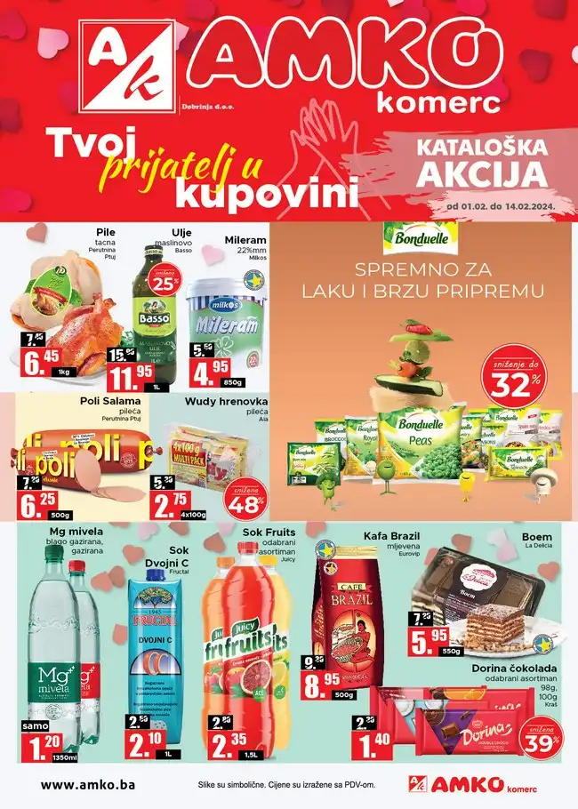 Amko komerc: Kataloška akcija od 01. do 14.02.2024.