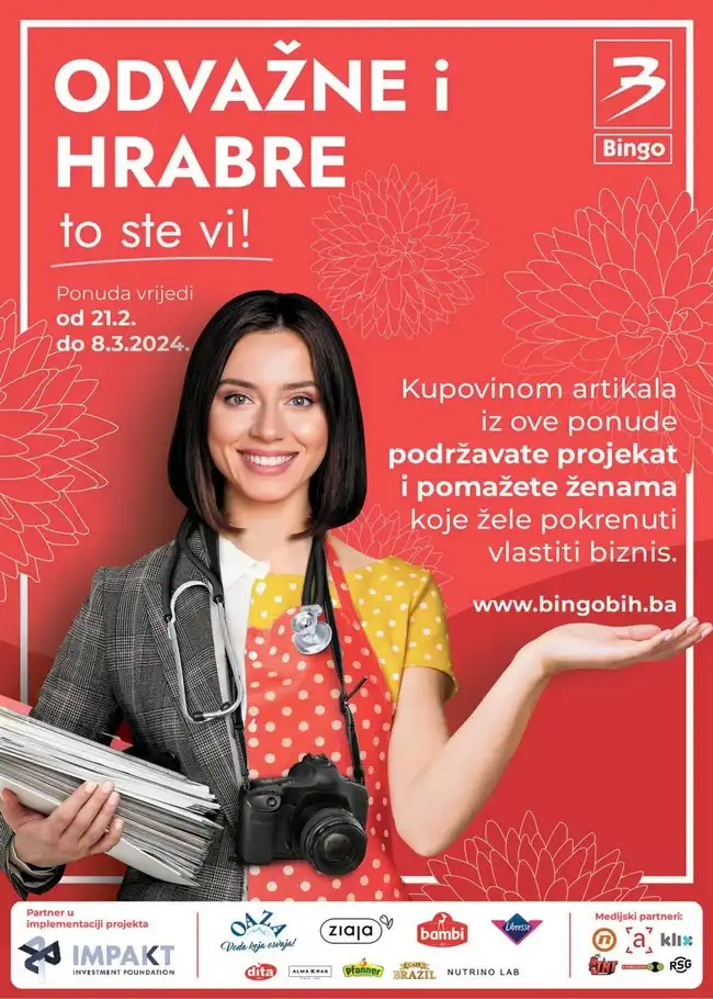 Bingo: Odvažne i Hrabre od 21.02. do 08.03.2024.