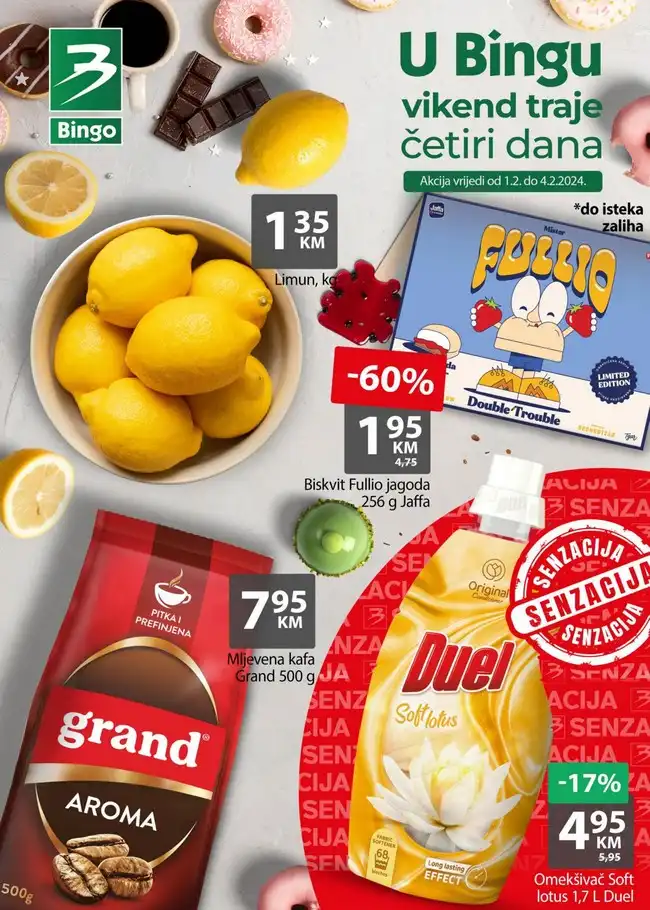 Bingo Vikend akcija za RS od 01. do 04.02.2024.-01 Bingo: Vikend akcija za RS od 01. do 04.02.2024.