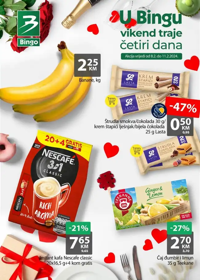 Bingo: Vikend akcija zs FBIH od 08. do 11.02.2024.