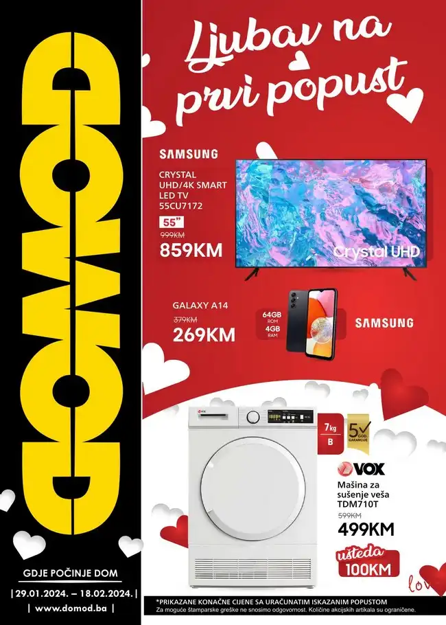 Domod: Akcijski katalog od 29.01. do 18.02.2024.