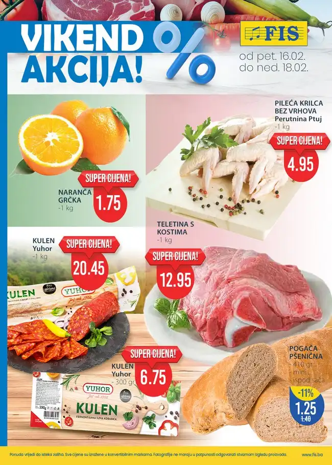 FIS: Vikend akcija od 16. do 18.02.2024.