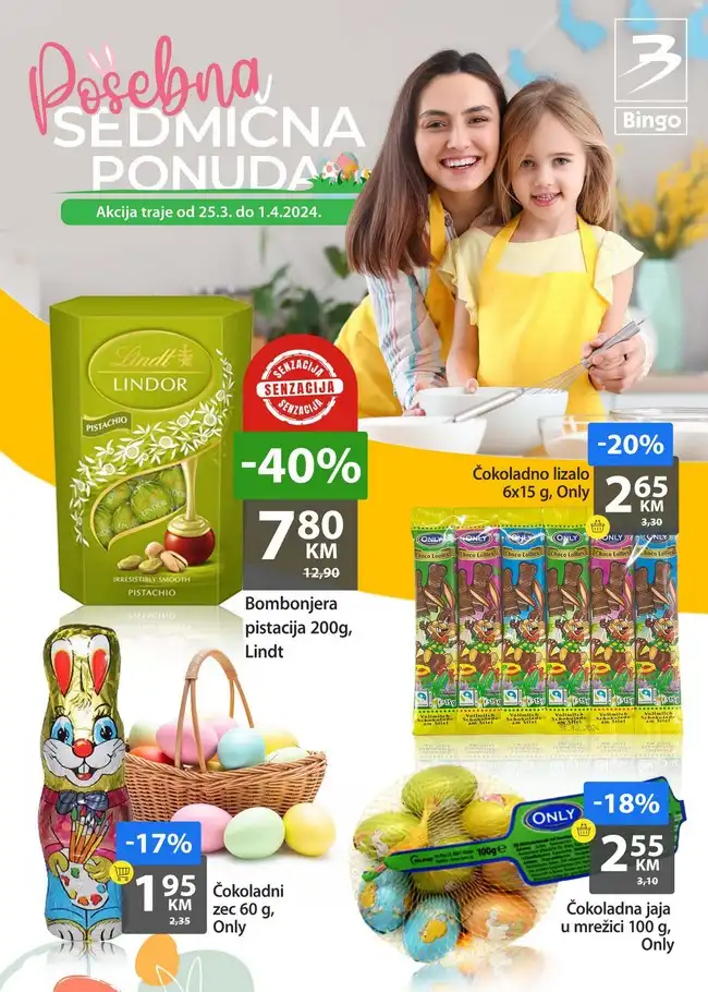 Bingo: Posebna sedmična ponuda od od 25.03 do 01.04.2024.