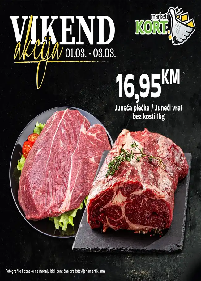 Kort marketi Vikend akcija od 01. do 03.03.2024 (1) Kort marketi: Vikend akcija od 01. do 03.03.2024.